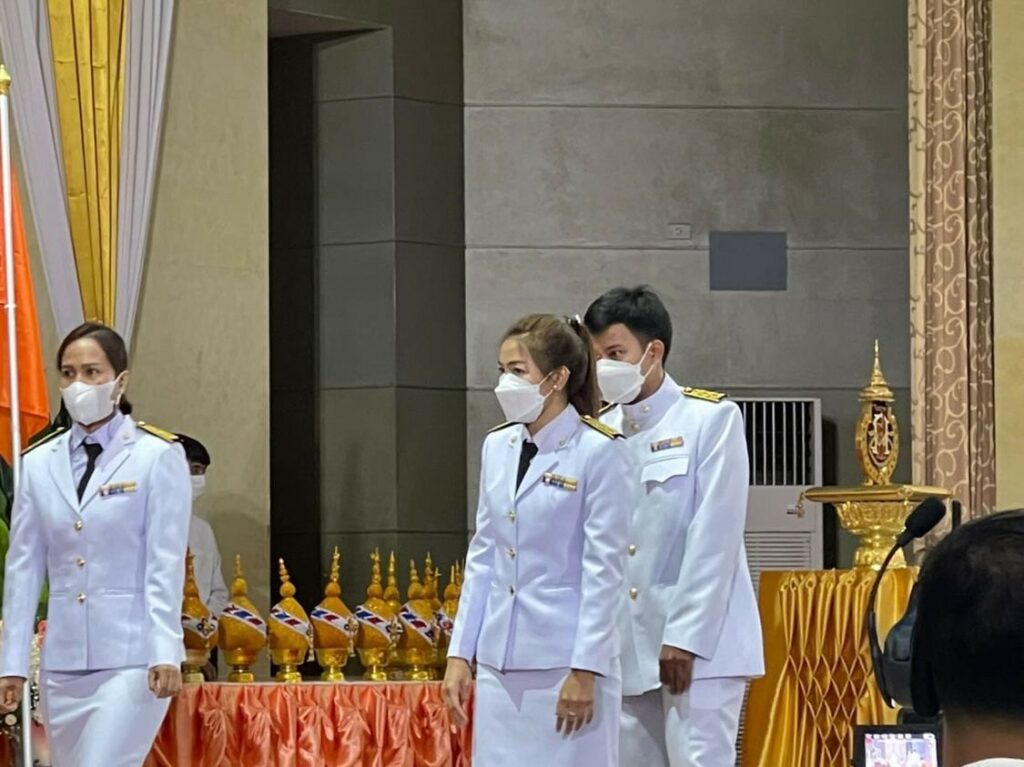 บุคลากรส่วนนิติการเข้าร่วมพิธีถวายพระพรชัยมงคล 4 ก.ค. 65