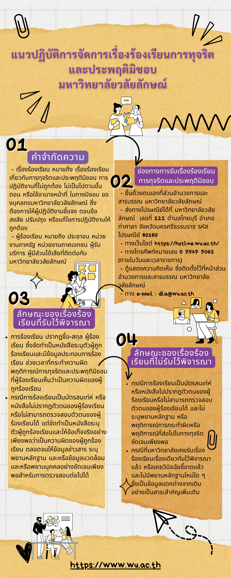 ช่องทางเรื่องร้องเรียน
